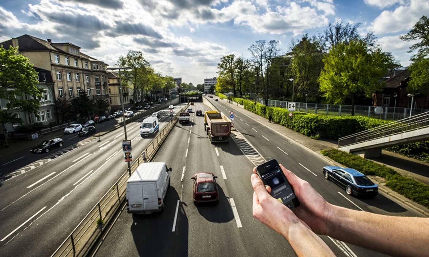 Der Feinstaubsensor für Smartphones soll die Belastung künfig in Echtzeit messen. 