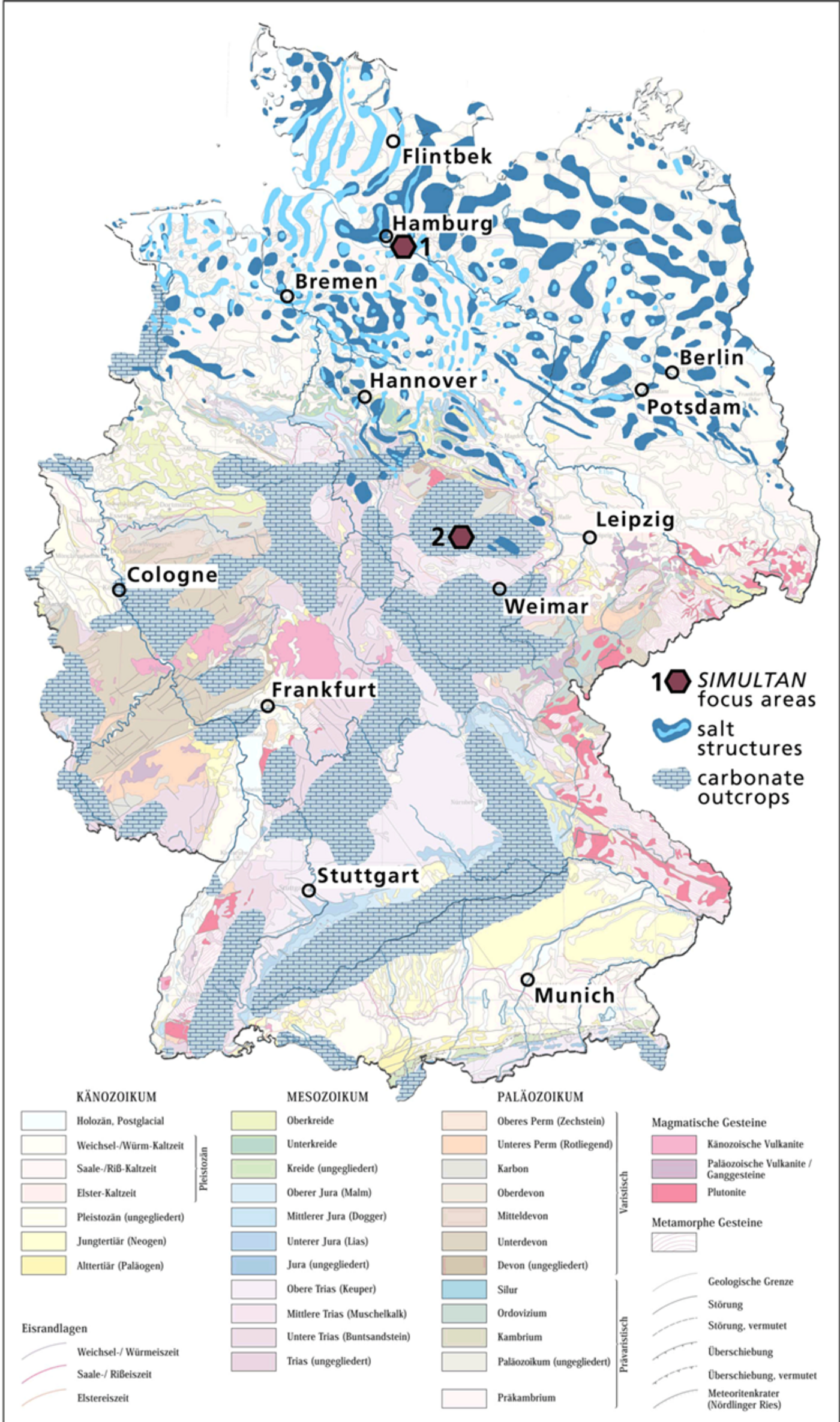 geologische Deutschlandkarte