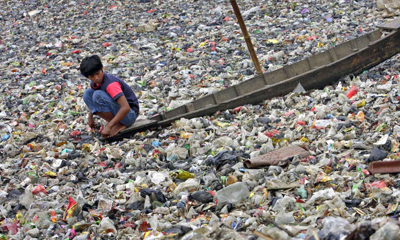 Verschmutzung Der Meere Durch Plastik