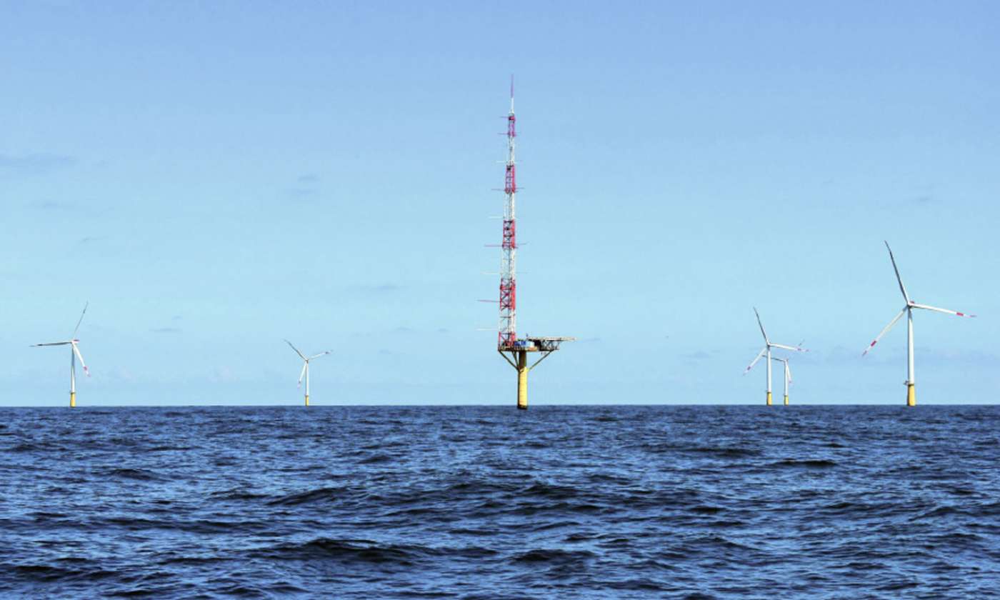 Offshore-Anlage Ölplattform auf Meer