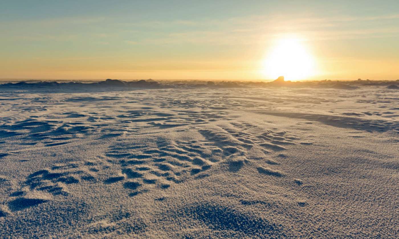 snowcovered sea ise in the Arctic