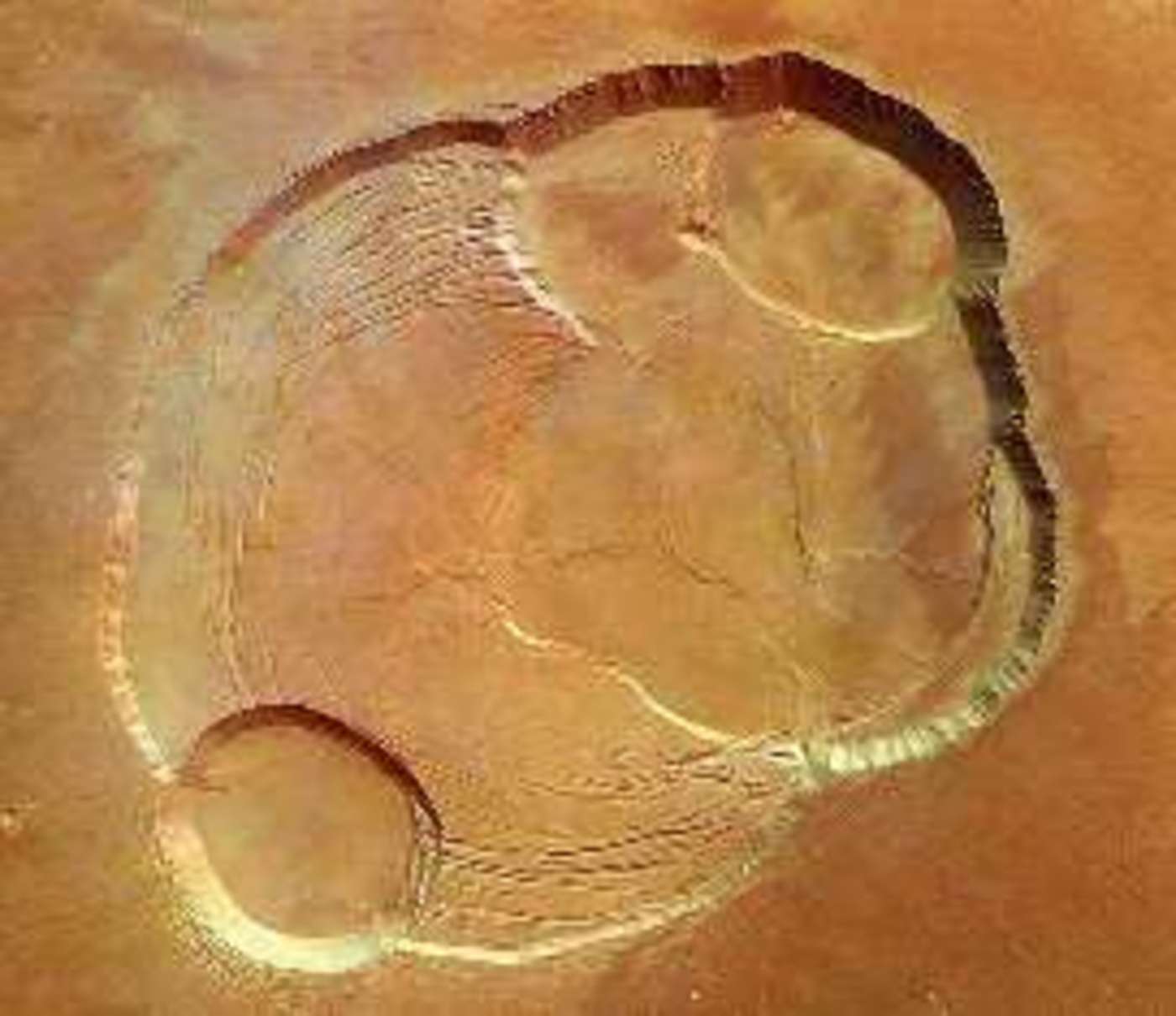 Caldera Olympus Mons
