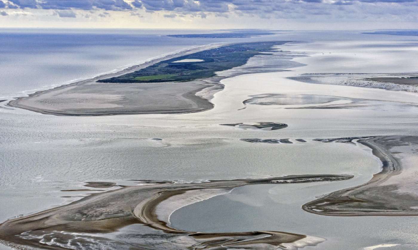 Luftaufnahme der Nordseeinseln