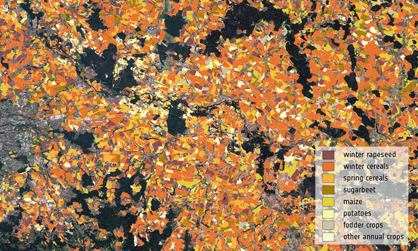 Satellitenbild Landnutzung