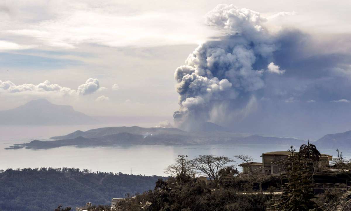 Vulkanismus auf den Philippinen und die Taal Eruption im ...