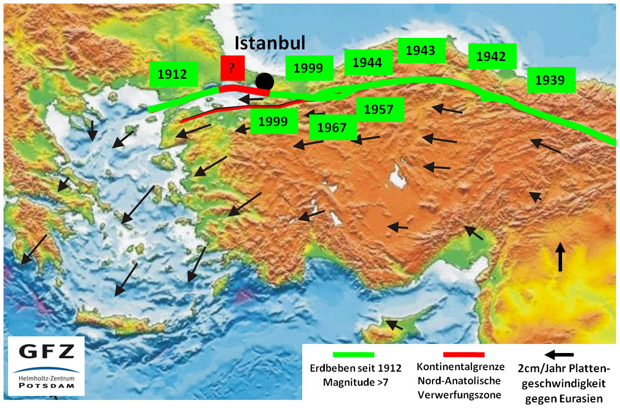 Image result for where is the istanbul earthquake going to be