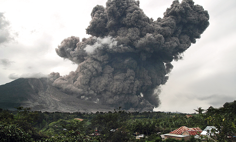 Persistent Activity Of The Sinabung Volcano In Indonesia Eskp