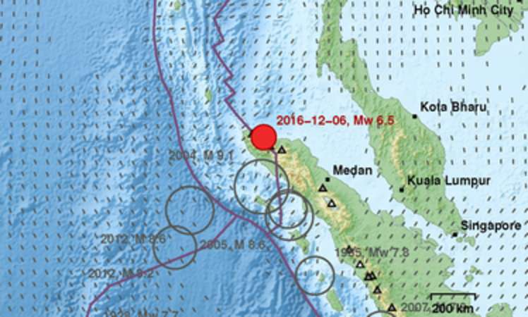 Erdbeben in Indonesien