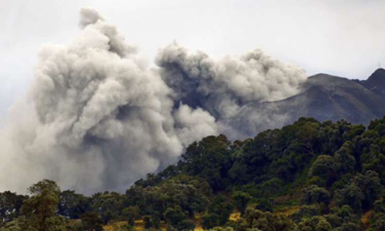 In Costa Rica ist der Vulkan Turrialba ausgebrochen
