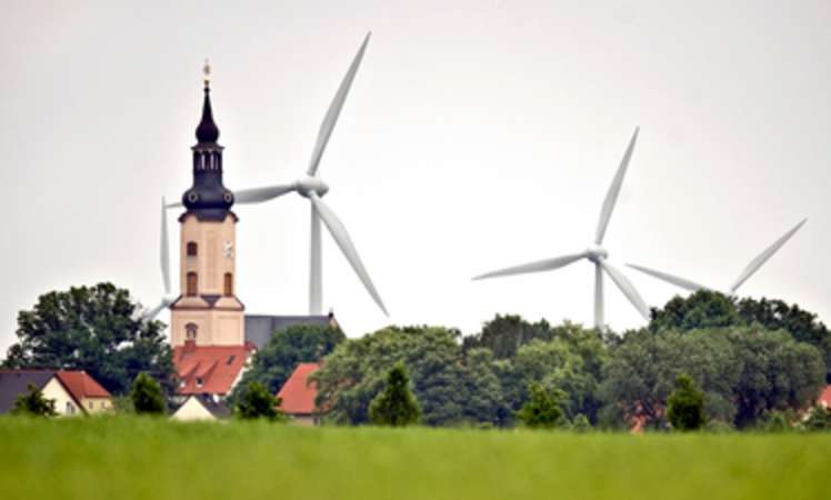 Landkarte der erneuerbaren Energien