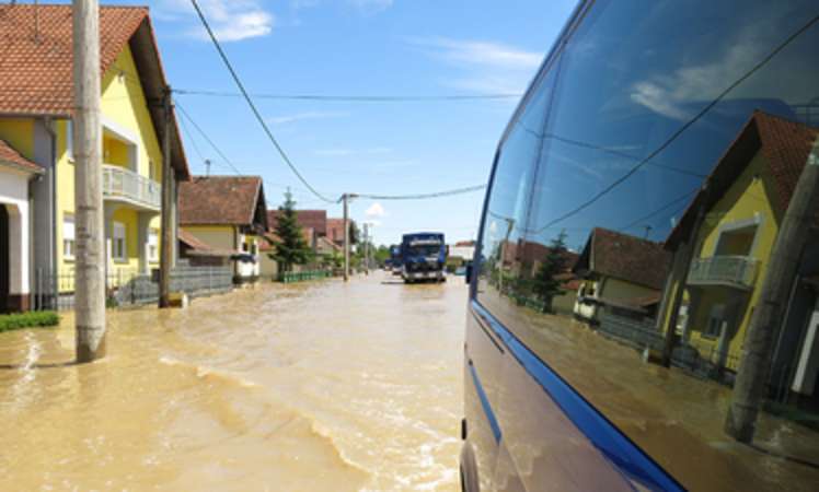 Hochwasser in Osteuropa