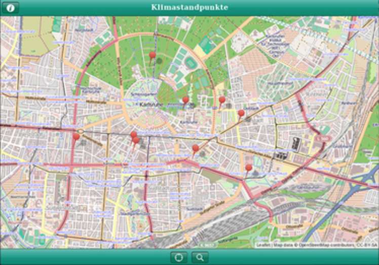 App „Dein Klima“ zu Klimastandpunkten in Karlsruhe