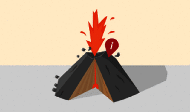 Infografiken zum Thema Vulkanismus