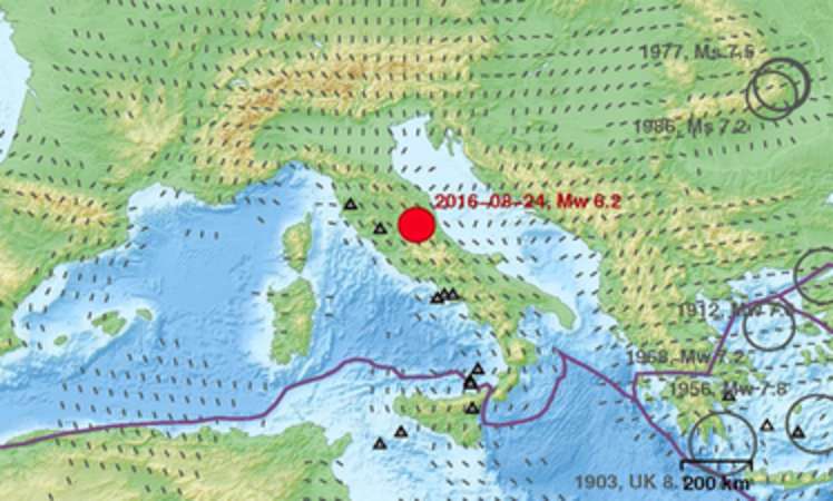 Erdbeben der Stärke 6,2 in Italien