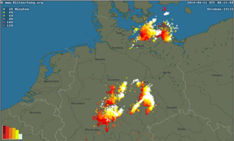 Weitere Unwetter in Deutschland